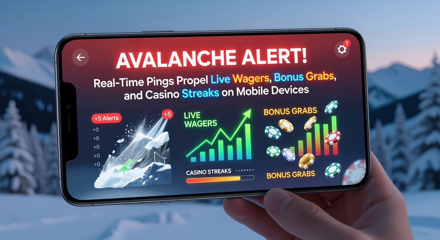 Mobile phone screen displaying a flurry of real-time betting alerts for live wagers and casino bonuses
