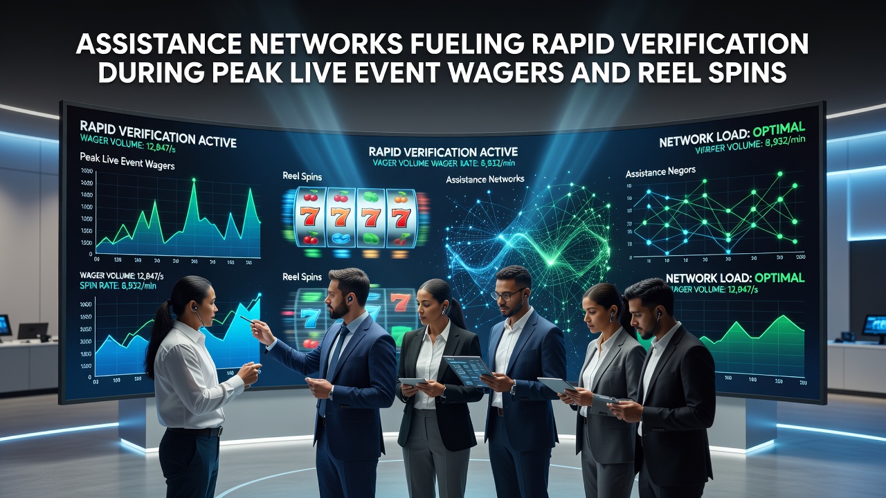 Network of support agents and digital verification tools handling live event wagers