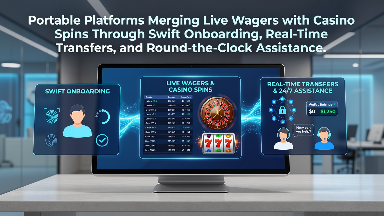 Mobile screen displaying integrated live betting odds alongside casino slot games with instant deposit options