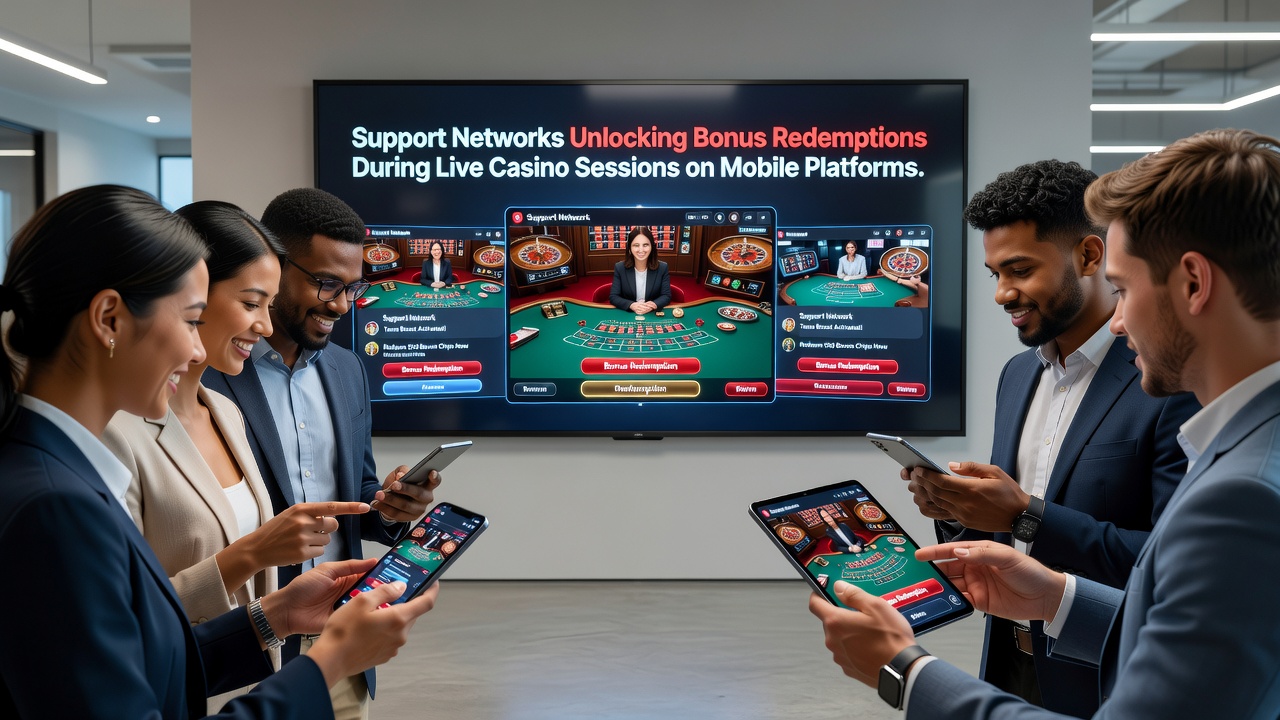 Live dealer view with real-time support assistance panel on smartphone display