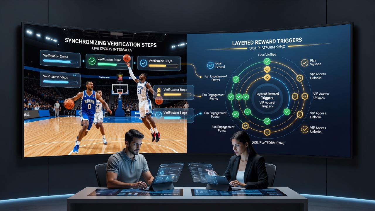 Handheld device displaying layered rewards activating after verification in a digital table game session