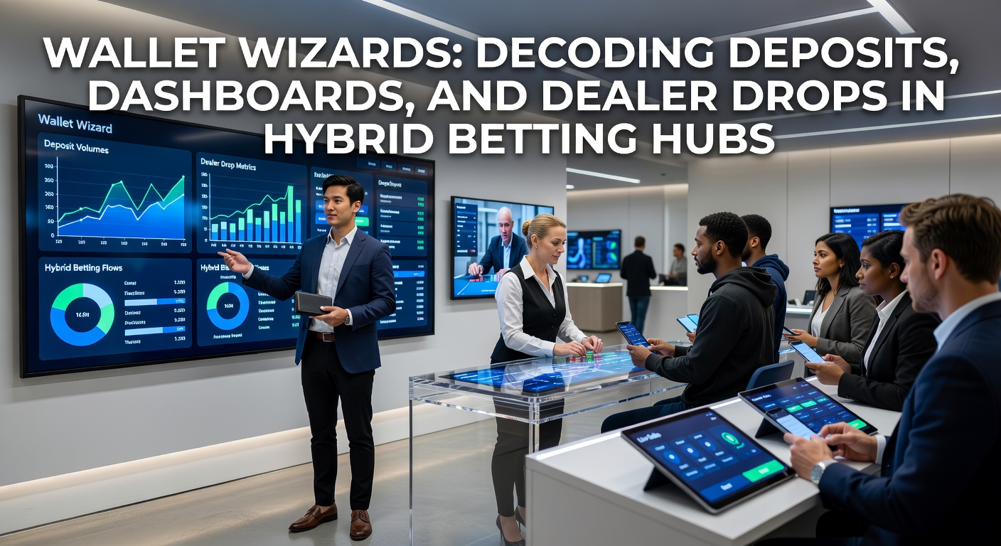 Dynamic dashboard view of a hybrid betting platform displaying unified wallet balance, live sports odds, and casino game thumbnails alongside deposit options